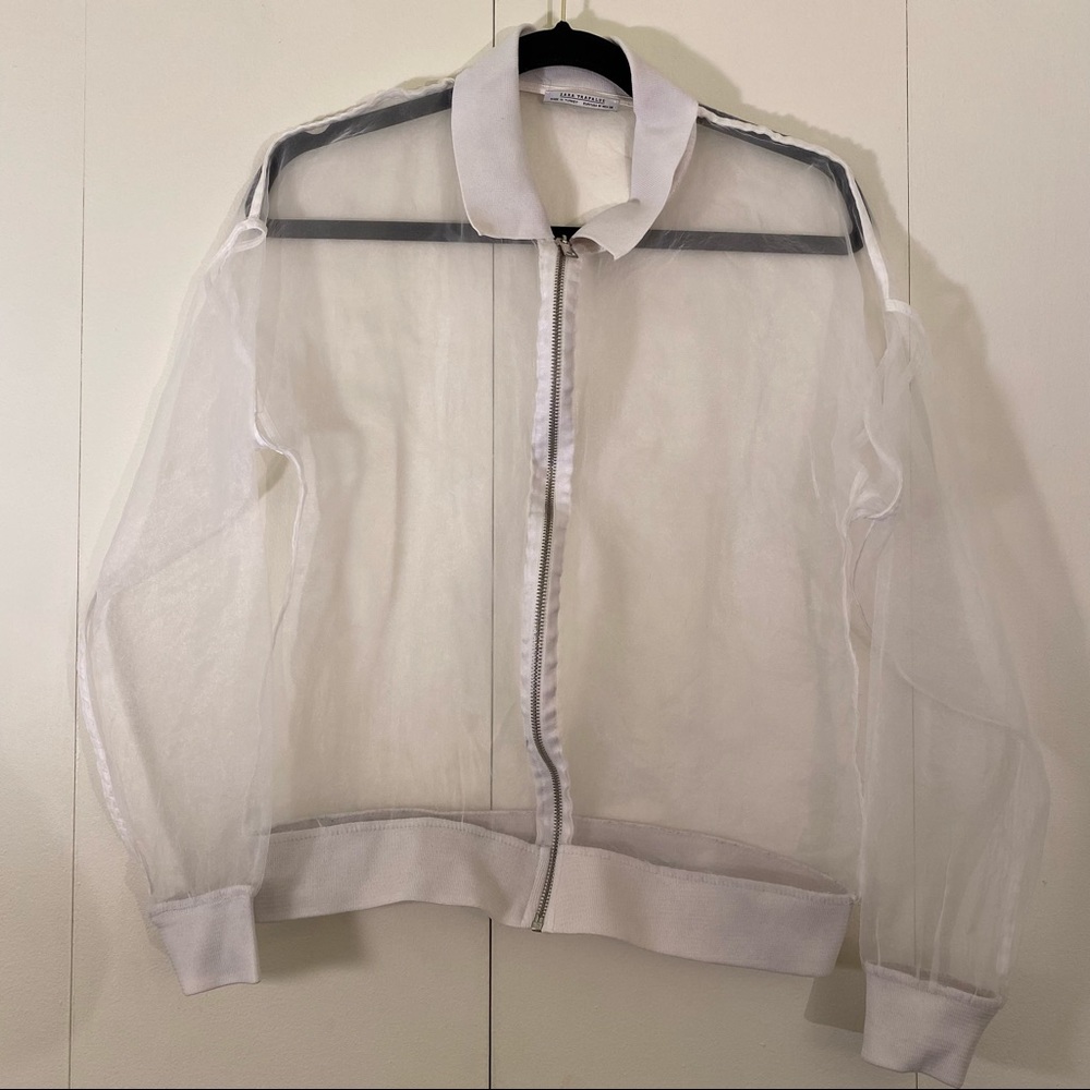 White mesh jacket